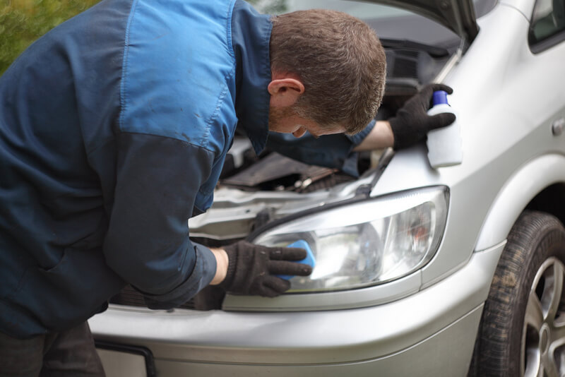 headlight restoration process
