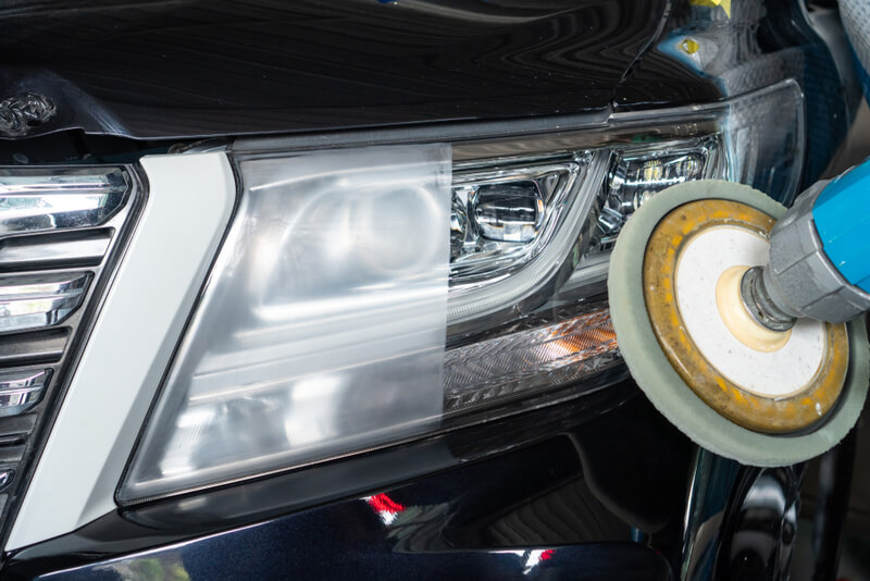 headlight maintenance and restoration process