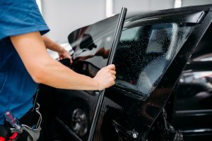 applying window tint