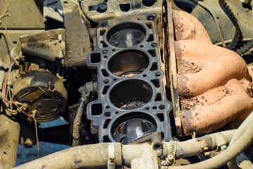 Blown head gasket caused by engine overheating
