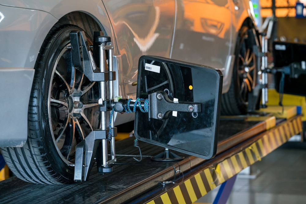 wheel alignment check