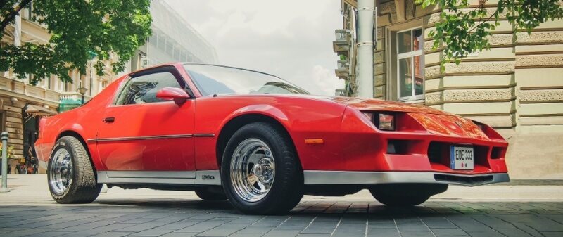 Red third-generation Chevrolet Camaro