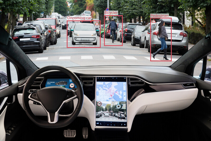 Tesla object and surrounding identification system