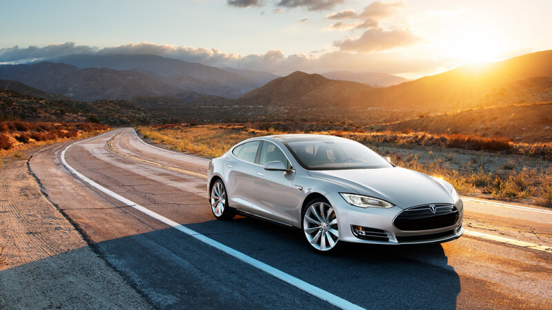 Self-driving Tesla