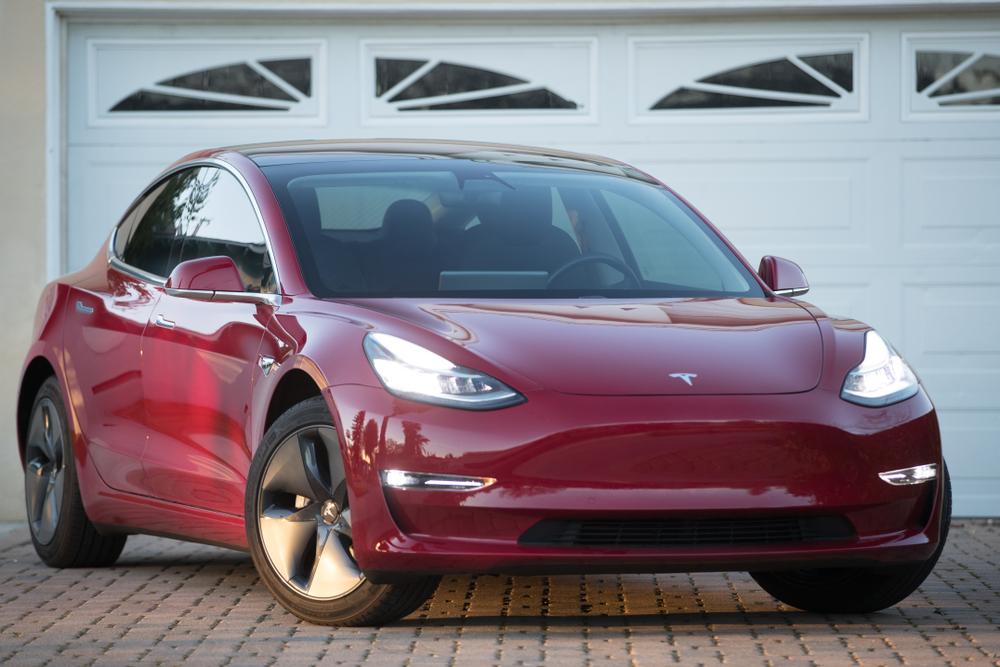 Tesla self-driving car