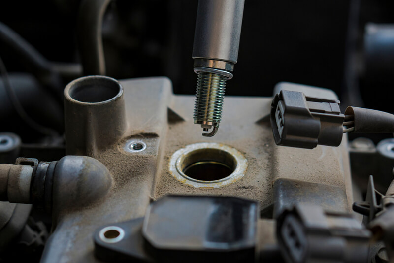 install spark plugs