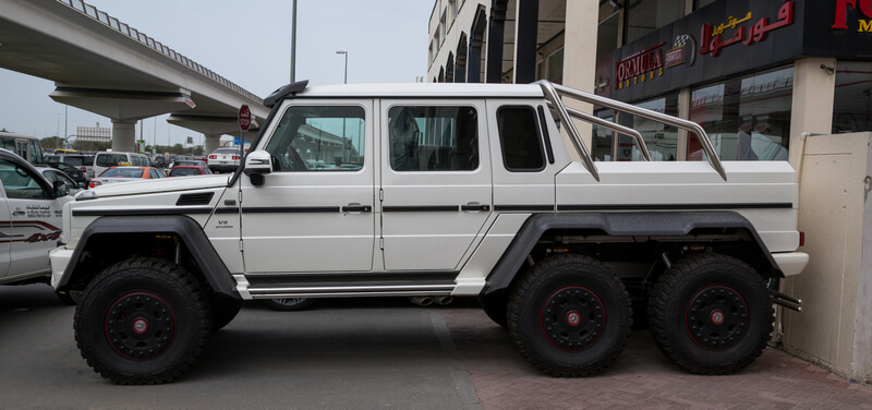 Mercedes-Benz G63 AMG 6x6 pickup truck
