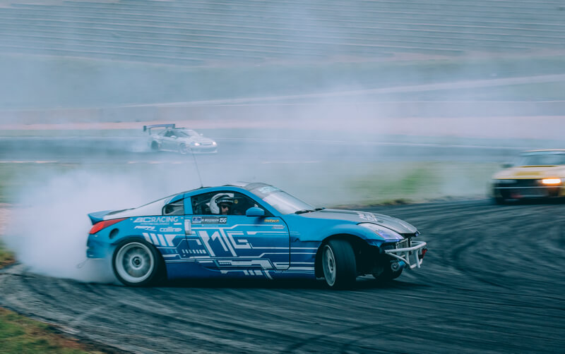 Nissan 350Z drifting