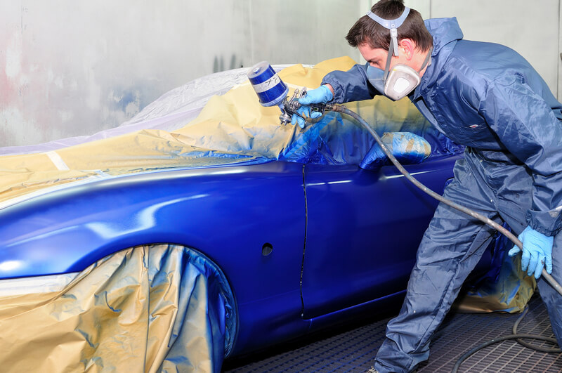 Paint a car