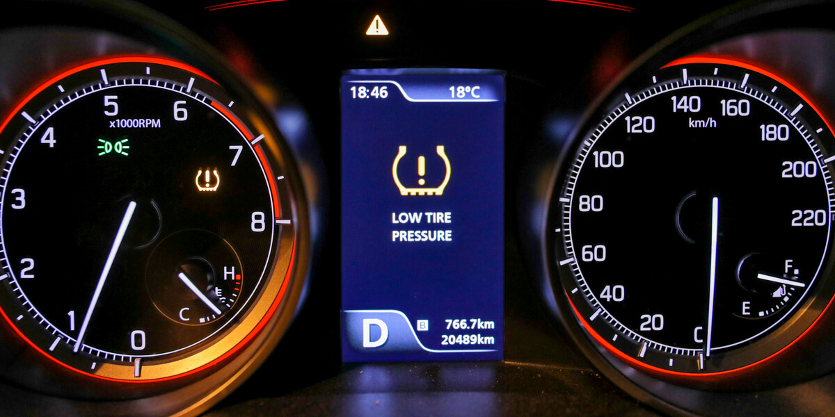 TPMS Light in Car Dashboard