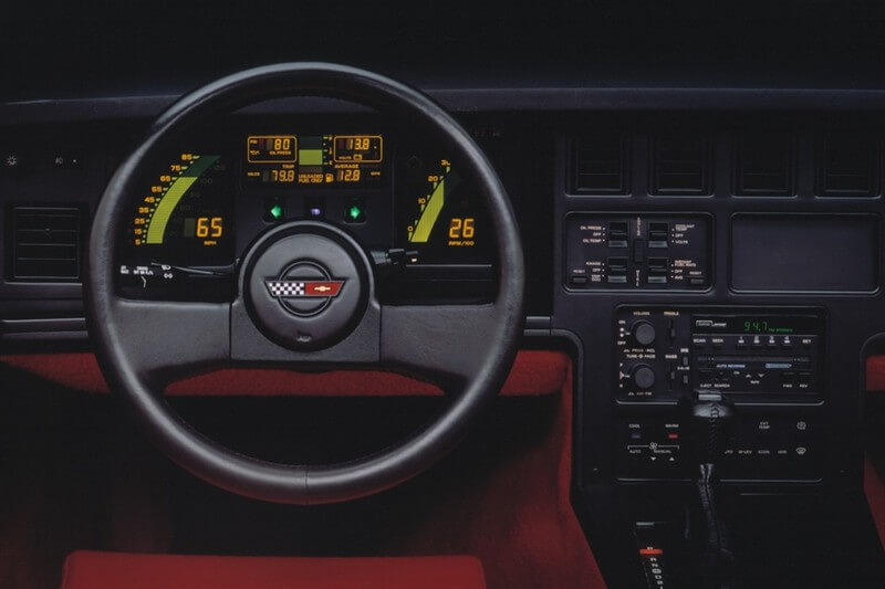4th-gen Chevrolet C4 steering-wheel