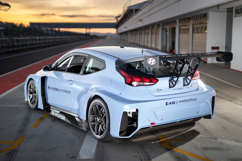 Hyundai Motorsport Begins Testing with Veloster N ETCR