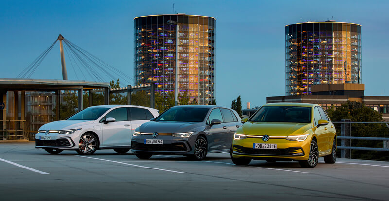 Volkswagen Golf GTE, Golf 1.5 eTSI and Golf eHybrid